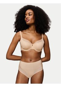 Triumph Biustonosz z fiszbiną Illusion Curve 10224856 Beżowy. Kolor: beżowy. Materiał: syntetyk #5