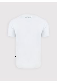 Pako Lorente - PAKO LORENTE – Biały gładki T-shirt Basic. Kolor: biały. Materiał: elastan, bawełna. Długość rękawa: krótki rękaw. Długość: krótkie. Wzór: gładki. Styl: klasyczny #6