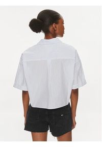 Tommy Jeans Koszula DW0DW17809 Błękitny Relaxed Fit. Kolor: niebieski. Materiał: bawełna