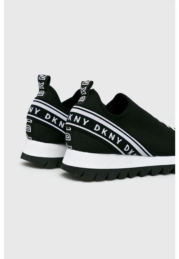 DKNY - Dkny - Buty. Nosek buta: okrągły. Kolor: czarny. Szerokość cholewki: normalna