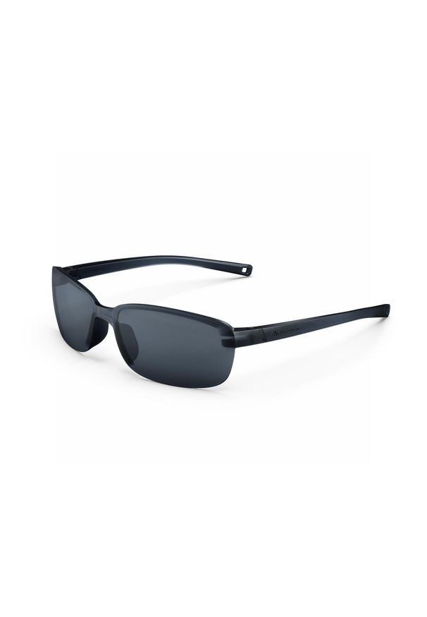quechua - Okulary przeciwsłoneczne - MH100 - kategoria 3 - dla dorosłych. Kolor: czarny