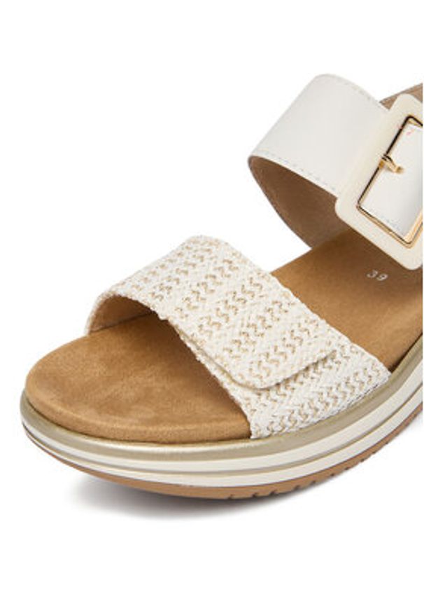 Remonte Sandały CEO-D1J53-81 Biały. Kolor: biały. Materiał: skóra, syntetyk