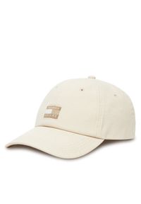 TOMMY HILFIGER - Tommy Hilfiger Czapka z daszkiem Heritage AW0AW17580 Beżowy. Kolor: beżowy. Materiał: materiał, bawełna