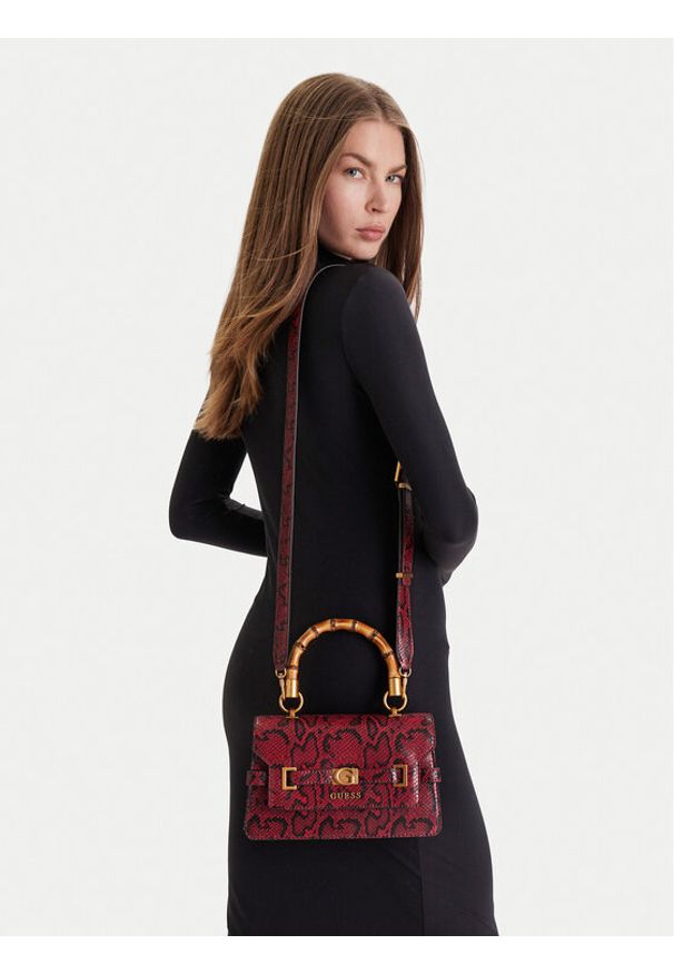 Guess Torebka Sibel HWKP95 06200 Czerwony. Kolor: czerwony. Materiał: skórzane