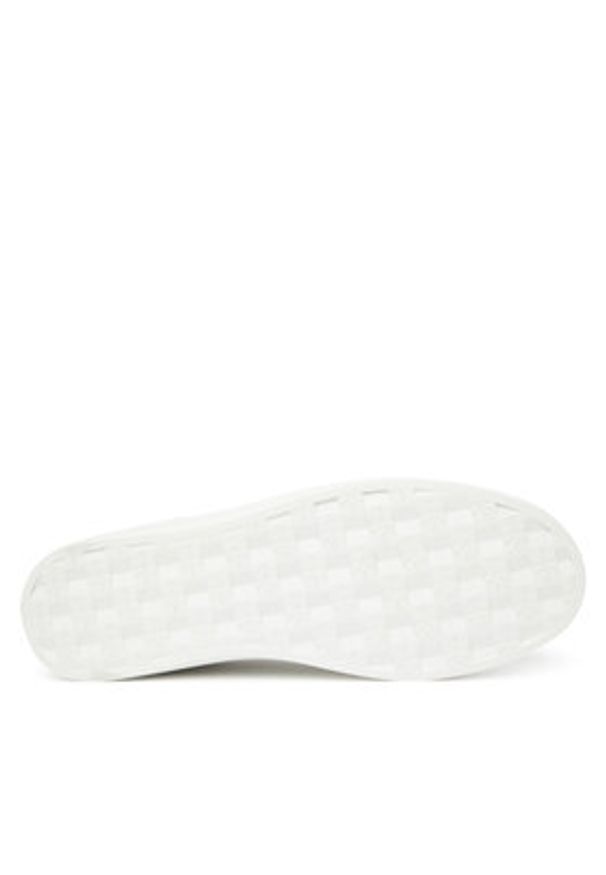 Calvin Klein Jeans Sneakersy Classic Cupsole Ru Patch Lth YM0YM01297 Biały. Kolor: biały. Materiał: skóra