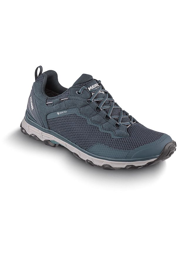Buty trekkingowe męskie MEINDL Activo Sport GTX z membraną Gore-tex. Kolor: niebieski. Technologia: Gore-Tex