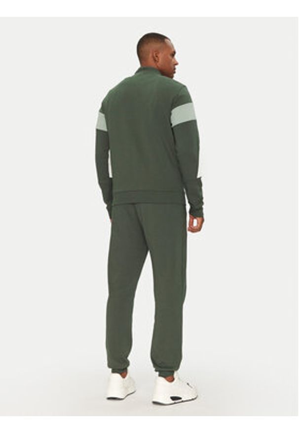 EA7 Emporio Armani Dres 7M000282 AF12660 U8109 Granatowy Regular Fit. Kolor: zielony. Materiał: syntetyk, bawełna