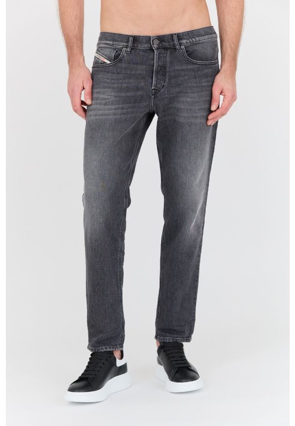 Diesel - DIESEL Czarne męskie jeansy D-finitive Tapered, Rozmiar 34. Kolor: czarny