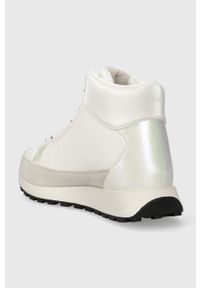Pepe Jeans sneakersy DEAN MOLL kolor biały PLS31533. Nosek buta: okrągły. Kolor: biały. Materiał: guma. Szerokość cholewki: normalna. Obcas: na koturnie #4