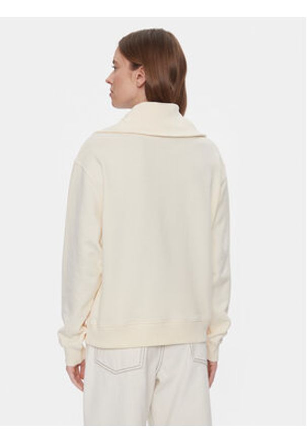 TOMMY HILFIGER - Tommy Hilfiger Bluza Monotype WW0WW42469 Beżowy Regular Fit. Kolor: beżowy. Materiał: bawełna
