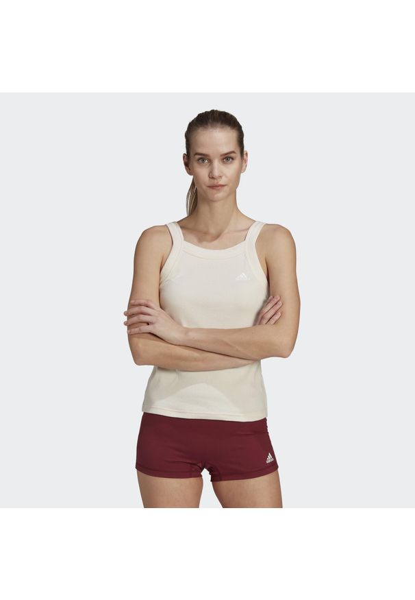 Koszulka treningowa damska Adidas Yoga Tank. Kolor: biały