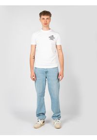 Diesel T-Shirt "T-Diegor" | A06498 OGRAI | Mężczyzna | Biały. Okazja: na co dzień. Kolor: biały. Materiał: bawełna. Wzór: nadruk. Styl: casual