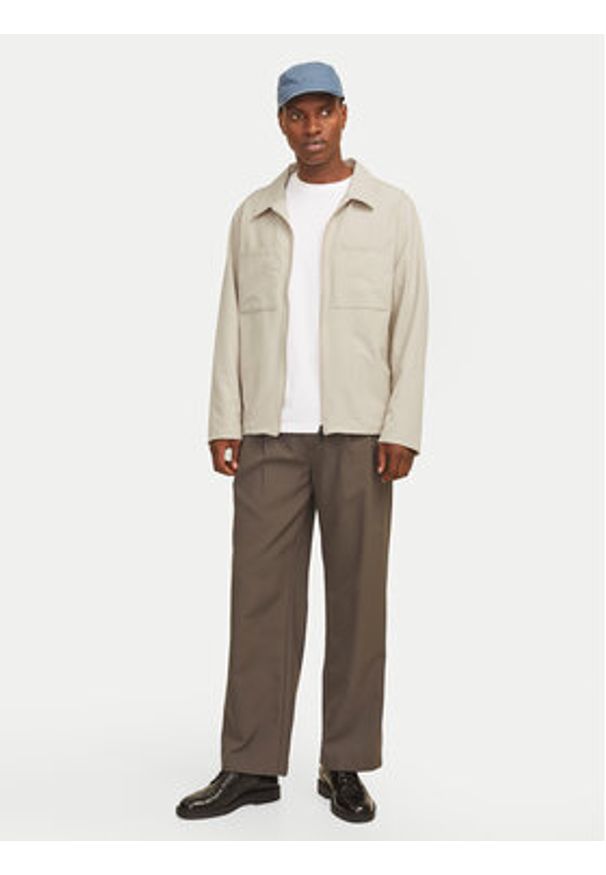 Jack & Jones Kurtka przejściowa Perfect 12270677 Beżowy Regular Fit. Kolor: beżowy. Materiał: syntetyk