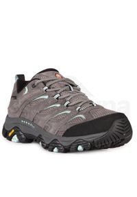 Buty turystyczne damskie Merrell Moab 3 GTX. Kolor: zielony, wielokolorowy, szary. Materiał: skóra. Szerokość cholewki: normalna