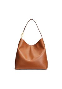 Lauren Ralph Lauren Torebka 431917308001 Brązowy. Kolor: brązowy. Materiał: skórzane