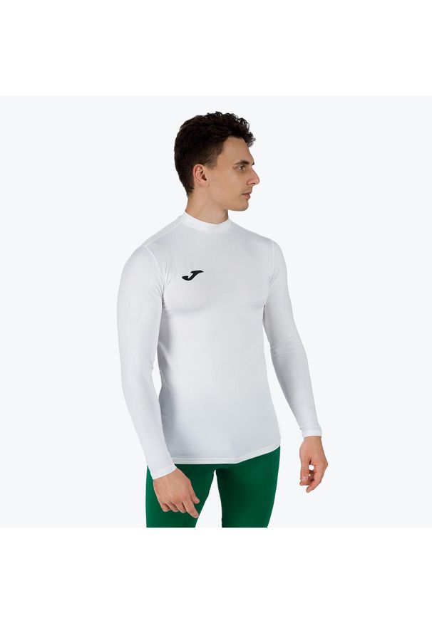 Koszulka termiczna męska Joma Brama Academy biały 2XS-XS. Kolor: biały. Materiał: poliester, elastan. Długość rękawa: długi rękaw. Długość: długie