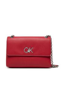 Calvin Klein Torebka Re-Lock Ew Conv Crossbody K60K609624 Czerwony. Kolor: czerwony. Materiał: skórzane #1