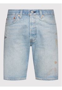 Levi's® Szorty jeansowe 501® Hemmed 36512-0163 Niebieski Regular Fit. Kolor: niebieski. Materiał: jeans, bawełna #3