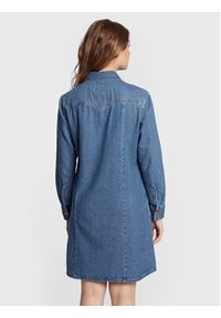 Wrangler Sukienka jeansowa Western W24JLLX8E 112320712 Niebieski Regular Fit. Kolor: niebieski. Materiał: bawełna #2