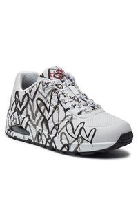 skechers - Skechers Sneakersy Spread The Love 155507/WBGY Biały. Kolor: biały. Materiał: skóra #3