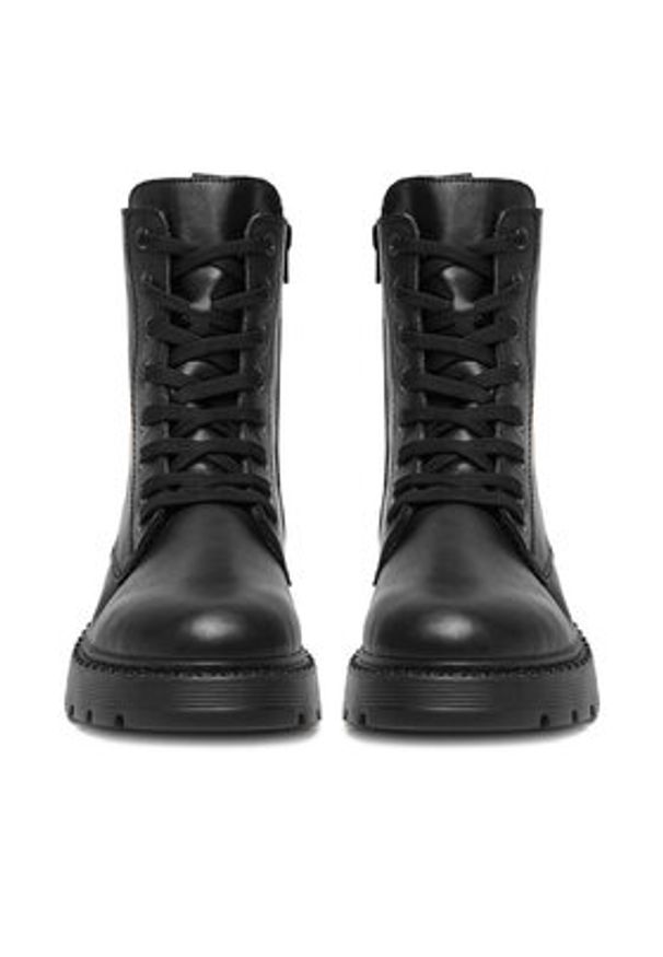 Rieker Trzewiki CEO-70401-00 Czarny. Kolor: czarny. Materiał: skóra