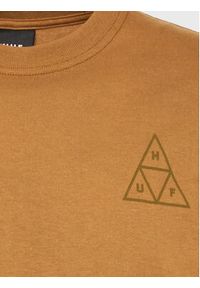 HUF T-Shirt Set TS01953 Brązowy Regular Fit. Kolor: brązowy. Materiał: bawełna