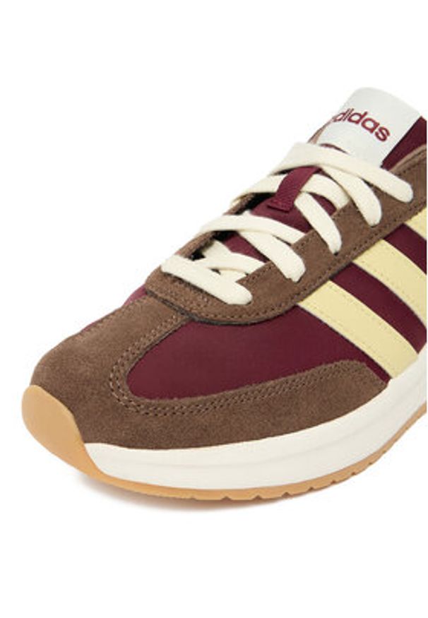 Adidas - adidas Sneakersy CEO-RUN 70s 2.0 JQ9589 Bordowy. Kolor: czerwony. Materiał: materiał. Sport: bieganie