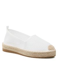 DeeZee - Espadryle DEEZEE - WSS20378-02 White. Okazja: na co dzień. Kolor: biały. Materiał: materiał. Szerokość cholewki: normalna. Sezon: lato. Styl: casual #1