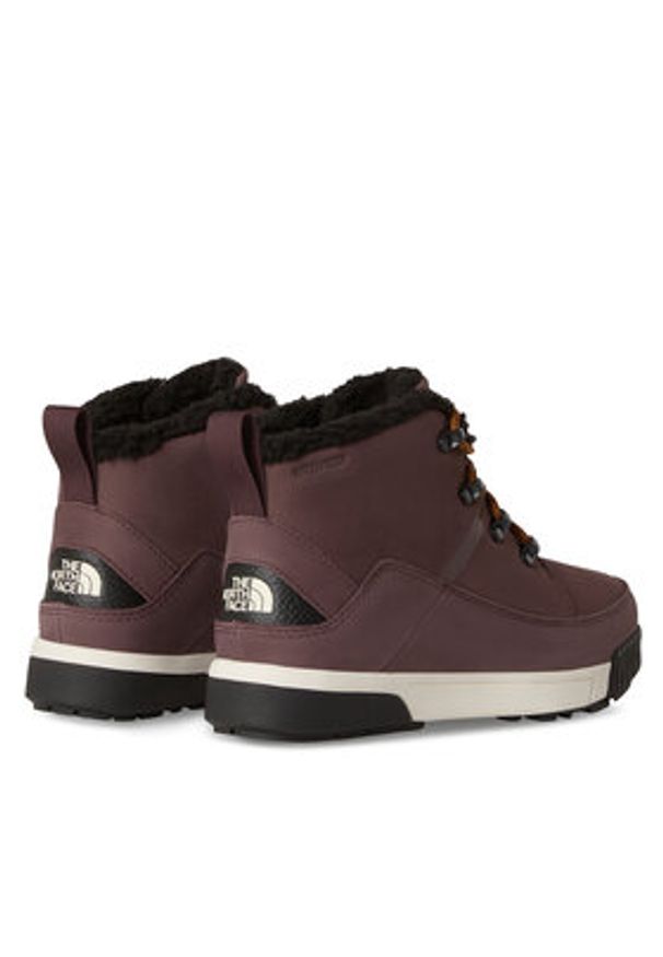 The North Face Trzewiki Sierra Mid Lace W NF0A4T3XC9R1 Brązowy. Kolor: brązowy. Materiał: nubuk, skóra