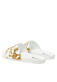 Versace Jeans Couture Klapki 78YA3SQ3 Biały. Kolor: biały #6