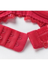 Intica - Komplet bielizny z koronką na specjalne okazje Mallaurie. Kolor: czerwony. Materiał: koronka. Wzór: koronka #11