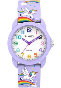 Timex Zegarek Timex TW2Y59600 dziecięcy fioletowy .. Kolor: fioletowy #1