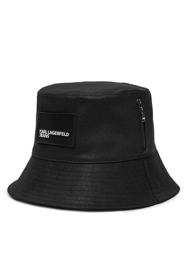 Kapelusz Karl Lagerfeld Jeans. Kolor: czarny