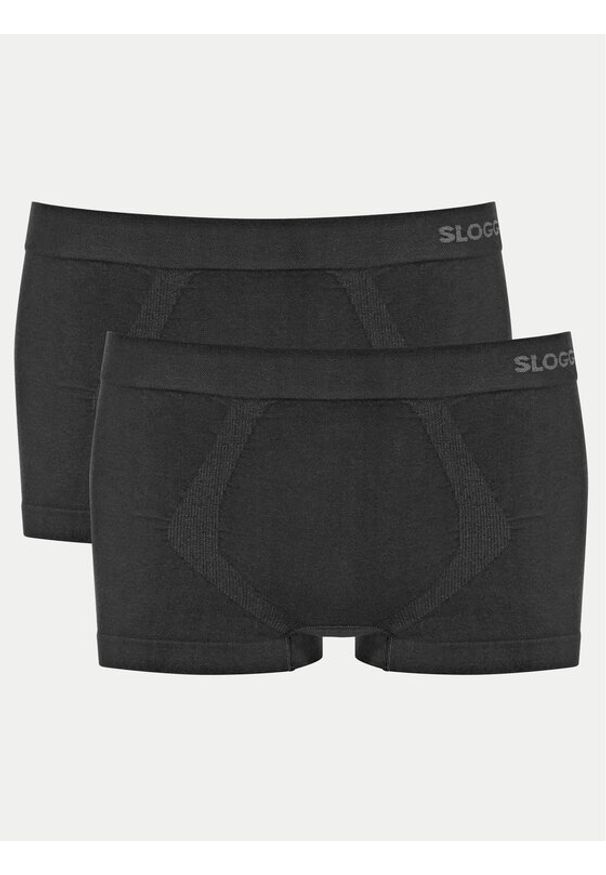 Sloggi Komplet bokserek 10219624 Czarny. Kolor: czarny. Materiał: bawełna