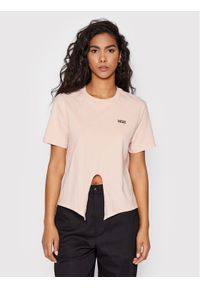 Vans T-Shirt Boyfriend Knot VN0A53Q6 Pomarańczowy Relaxed Fit. Kolor: pomarańczowy. Materiał: bawełna