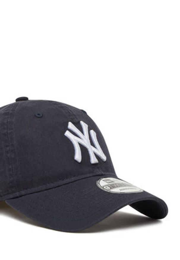 New Era Czapka z daszkiem Core Classic 9TWENTY New York Yankees 60235196 Granatowy. Kolor: niebieski. Materiał: bawełna, materiał