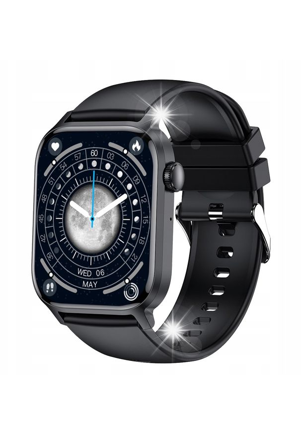 KIANO - Smartwatch Kiano Smartwatch Kiano Watch Go AMOLED 1.91 Wodoodporny 230 mAh 128 mb Czarny. Rodzaj zegarka: smartwatch. Kolor: czarny