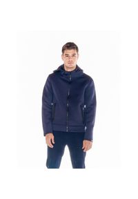 LEONE 1947 APPAREL - Męska kurtka piankowa Leone z neoprenu Basic. Kolor: niebieski. Materiał: neopren. Sport: turystyka piesza
