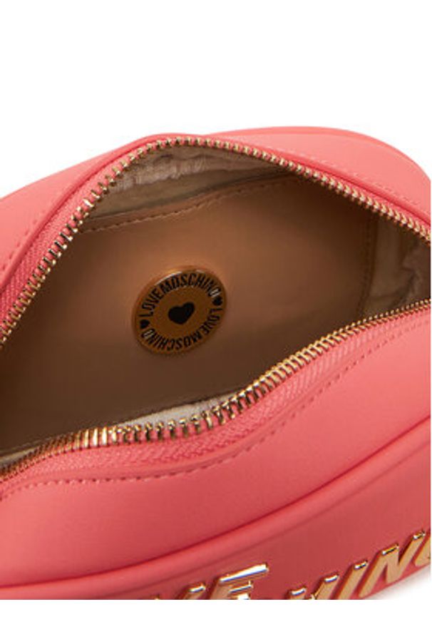 Love Moschino - LOVE MOSCHINO Torebka JC4026PP1MKD0464 Koralowy. Kolor: pomarańczowy. Materiał: skórzane