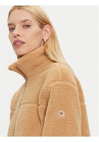 TOMMY HILFIGER - Tommy Hilfiger Kurtka przejściowa WW0WW43223 Beżowy Loose Fit. Kolor: beżowy. Materiał: syntetyk #4