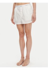 Calvin Klein Underwear Szorty piżamowe LV00QS7411 Biały Relaxed Fit. Kolor: biały. Materiał: bawełna #1