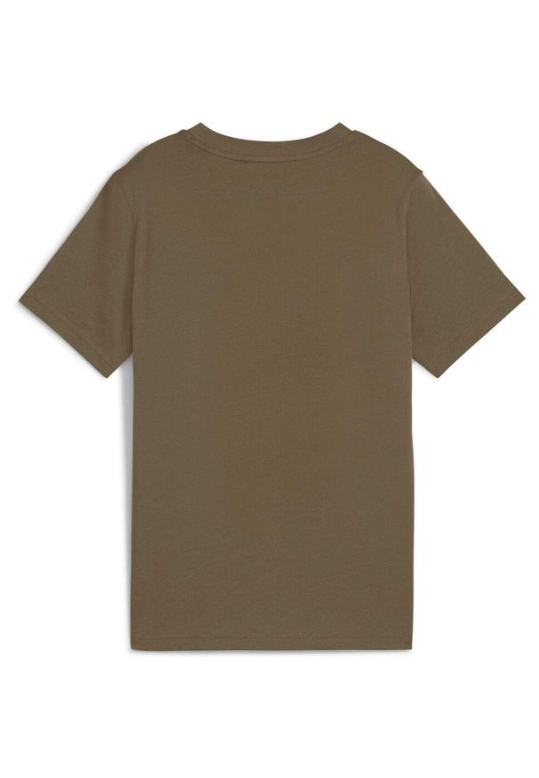 Koszulka Puma Ess 2 Color No.1 Logo Tee B, Dzieci. Kolor: brązowy. Materiał: materiał, bawełna