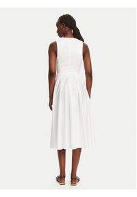 Elisabetta Franchi Sukienka koktajlowa ABT5252E2 100 Biały Regular Fit. Kolor: biały. Materiał: bawełna. Styl: wizytowy #2