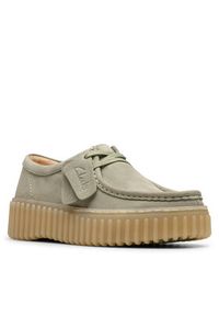 Clarks Półbuty Torhill Bee 26181190 Zielony. Kolor: zielony. Materiał: skóra, nubuk #4