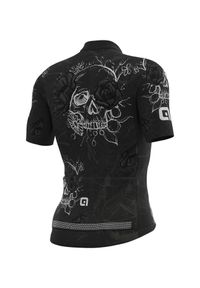 ALÉ CYCLING - Koszulka rowerowa męska Alé Cycling PR-R Skull. Kolor: czarny. Sport: kolarstwo