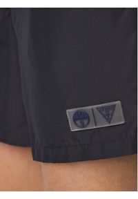 Guess Szorty kąpielowe M6GZ20 W2170 Granatowy Regular Fit. Kolor: niebieski. Materiał: syntetyk #3