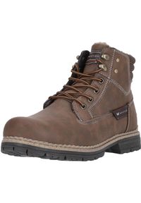 Buty zimowe Whistler Rego. Kolor: brązowy. Sezon: zima