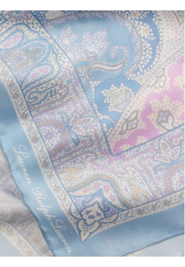 Lauren Ralph Lauren - LAUREN RALPH LAUREN Chusta 454965803002 Błękitny. Kolor: niebieski. Materiał: materiał, jedwab