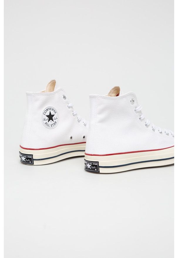 Converse - Trampki. Nosek buta: okrągły. Zapięcie: sznurówki. Kolor: biały. Materiał: guma