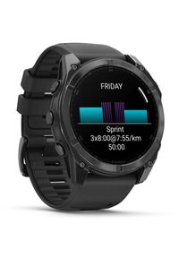 GARMIN - Garmin Fenix 8 AMOLED 51mm Slate Gray. Rodzaj zegarka: smartwatch. Styl: sportowy, militarny #9